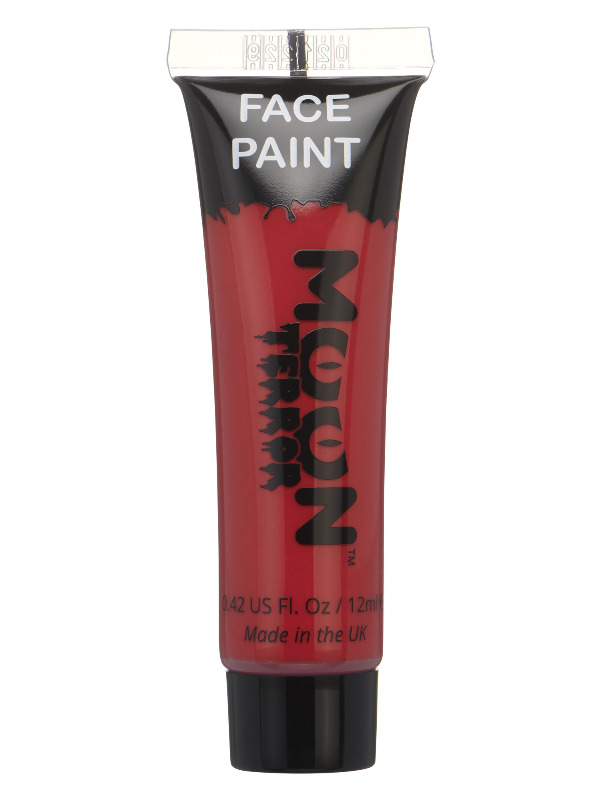 Moon Terror Halloween Face & Body Paint -  Red - T10008
