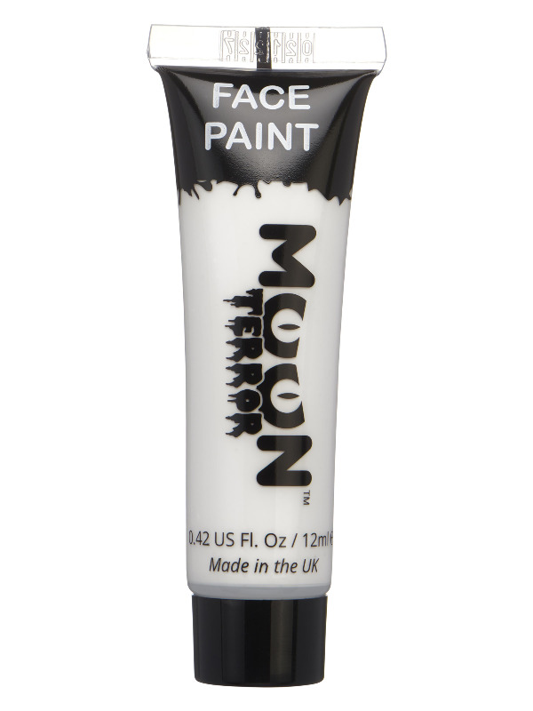 Moon Terror Halloween Face & Body Paint -  White - T10046