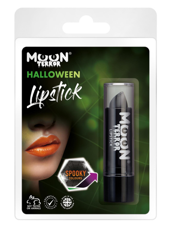 Moon Terror Halloween Lipstick -  Black - T30013